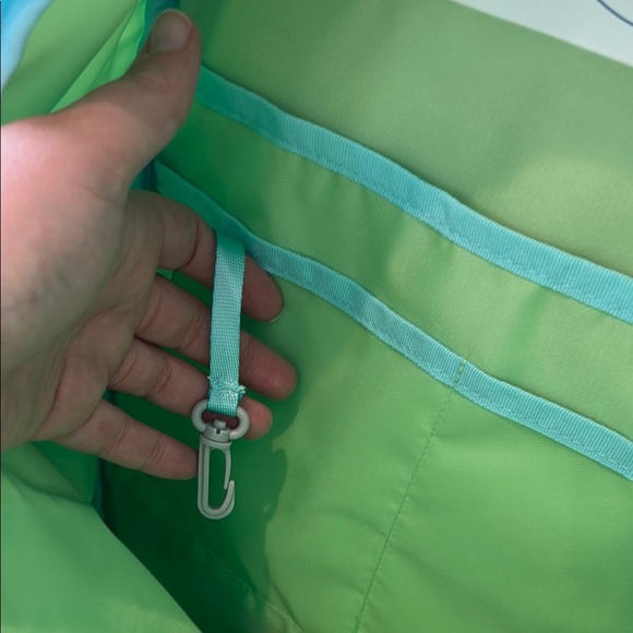 Ecotech Green and Purple Bag with Tie-Dye Design - Picture 8 of 10